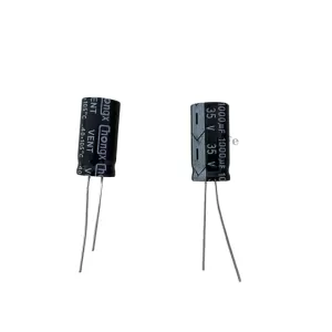 Tụ Hóa 1000uF 35V Màu Đen 10x20mm